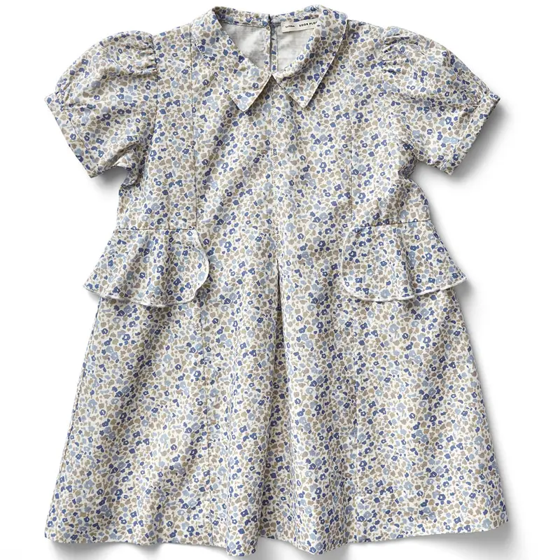 Celia Dress in Menagerie Print / Blueberry by Soor Ploom - Last Ones In Stock - 3-6 Years