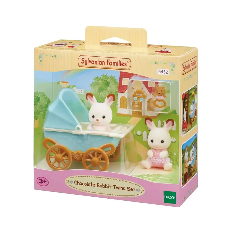 Chocolate Rabbit Twins Set by Sylvanian Families