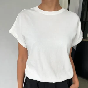 Ease Tee in Vintage White by Le Bon Shoppe