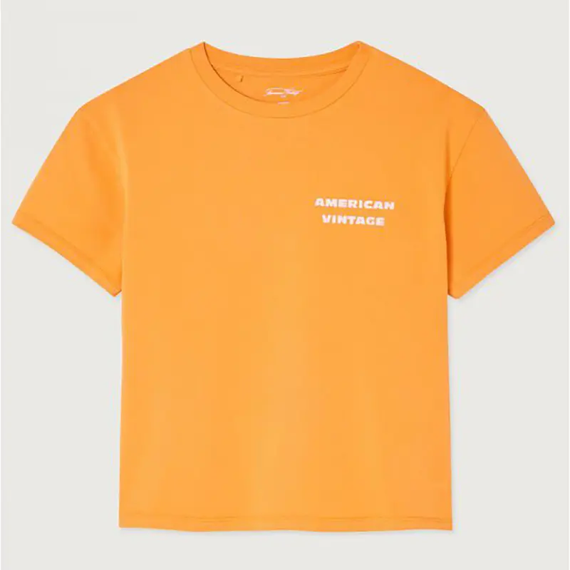 Fizvalley Kid's Round Neck T Shirt in Vintage Solar by American Vintage