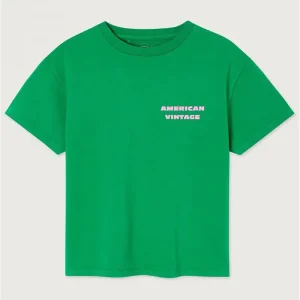 Fizvalley Kid's T Shirt in Vintage Watercress by American Vintage