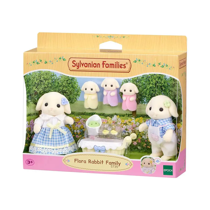 Flora Rabbit Family by Sylvanian Families