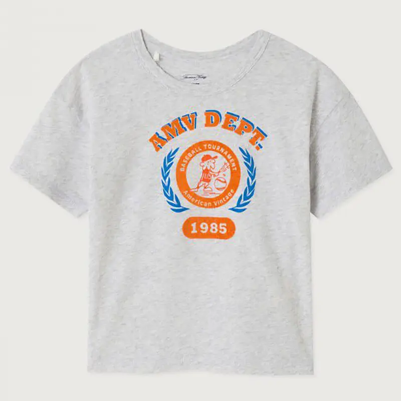 Gamipy Kid's T Shirt in Polar Melange by American Vintage