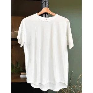 Her Tee in Classic White by Le Bon Shoppe