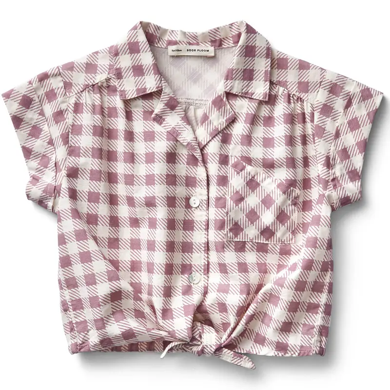 Loli Blouse in Gingham Print / Zinnia by Soor Ploom - Last One In Stock - 5 Years