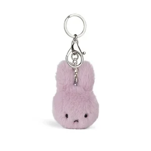 Miffy Fuzzy Keyring in Lilac (8cm) by Bon Ton Toys