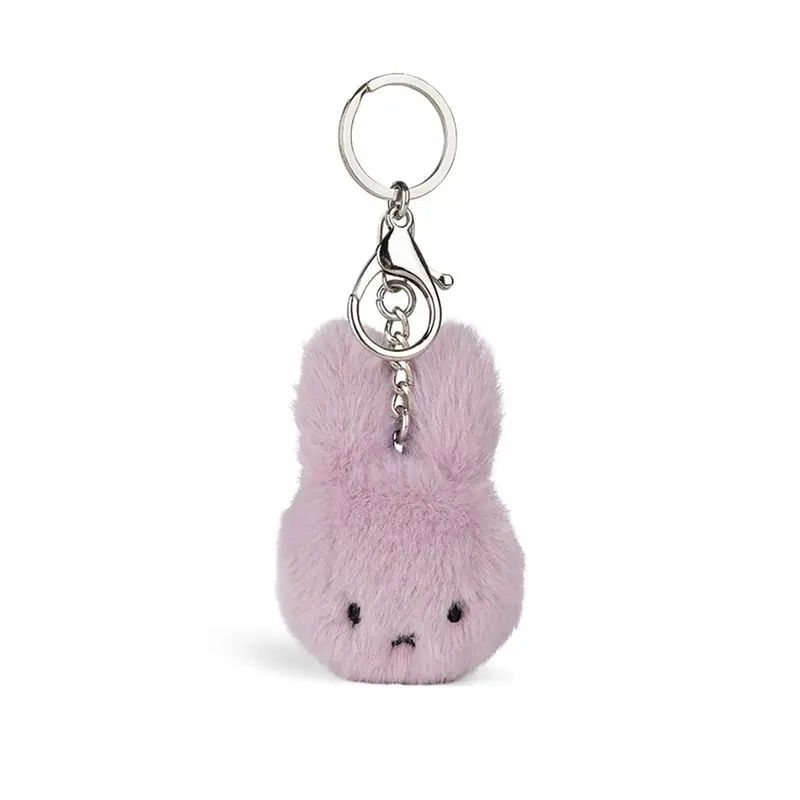 Miffy Fuzzy Keyring in Lilac (8cm) by Bon Ton Toys