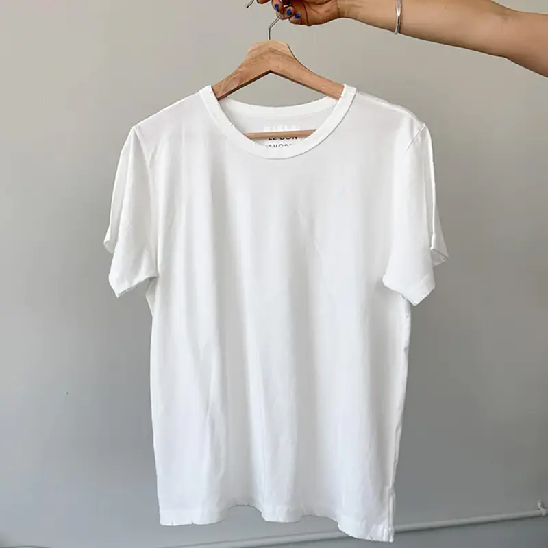 Organic Vintage Boy Tee in Vintage White by Le Bon Shoppe