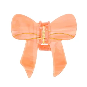 Pink Bow Hair Claw by Coucou Suzette