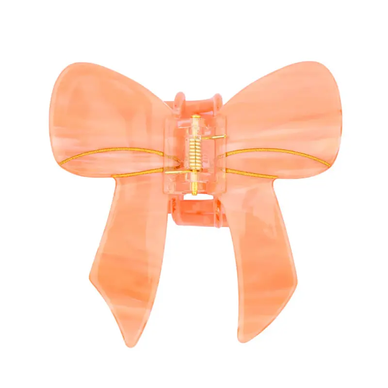 Pink Bow Hair Claw by Coucou Suzette