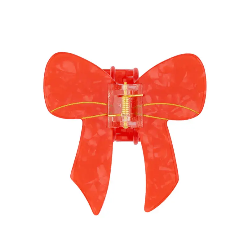 Red Bow Hair Claw by Coucou Suzette
