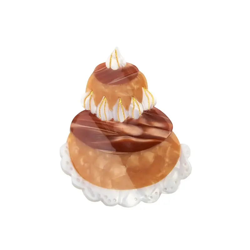 Religieuse Pastry Hair Claw by Coucou Suzette