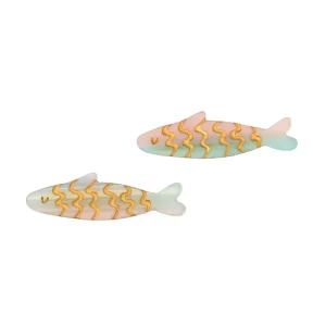 Sardine Hair Clips (Set Of 2) by Coucou Suzette