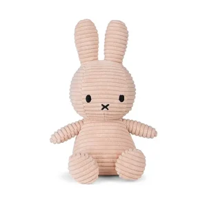 Small Corduroy Miffy in Misty Rose (23cm) by Bon Ton Toys