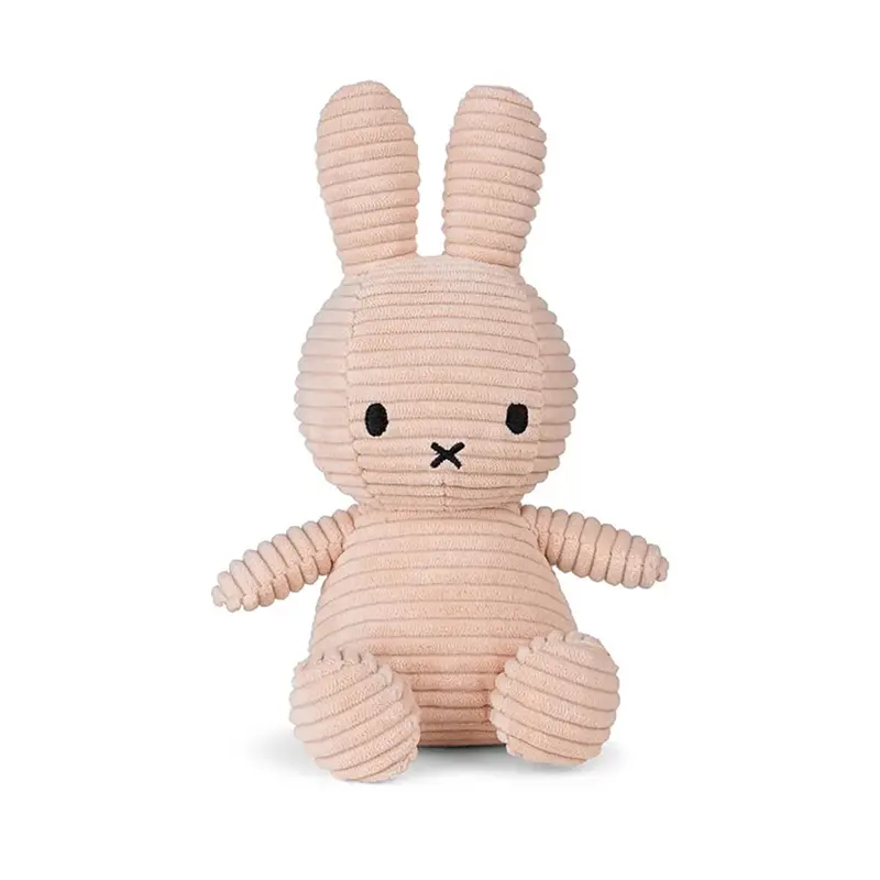 Small Corduroy Miffy in Misty Rose (23cm) by Bon Ton Toys