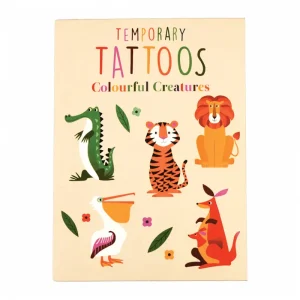 Temporary Tattoos Colourful Creatures by Rex London