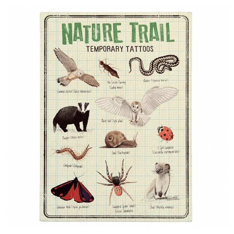 Temporary Tattoos Nature Trail by Rex London