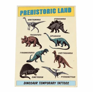 Temporary Tattoos Prehistoric Land by Rex London