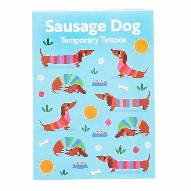 Temporary Tattoos Sunny Sausage Dog by Rex London