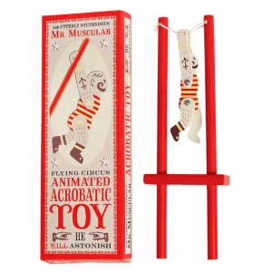 Wooden Acrobatic Toy Mr Muscular by Rex London