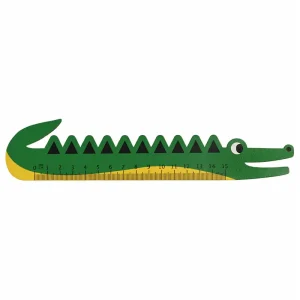 Wooden Ruler Crocodile by Rex London