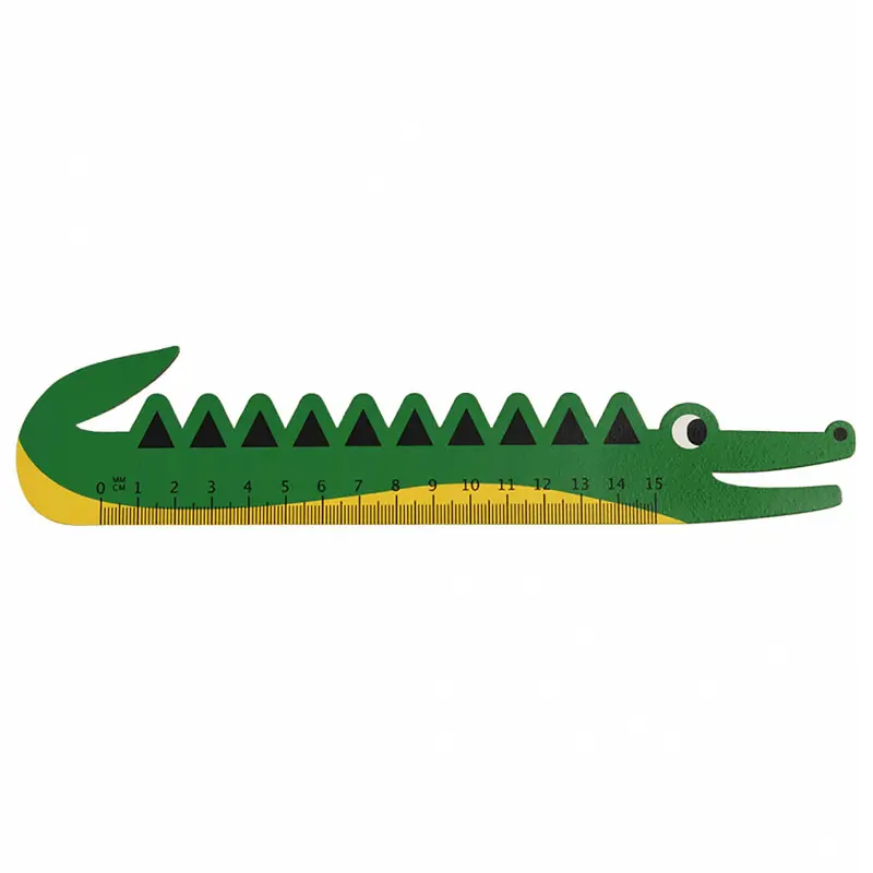 Wooden Ruler Crocodile by Rex London