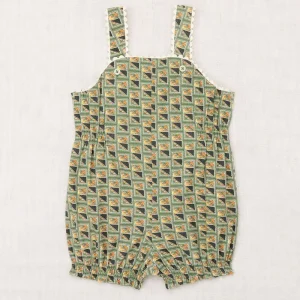 Bobbi Romper in Lawn Stamps by Misha & Puff