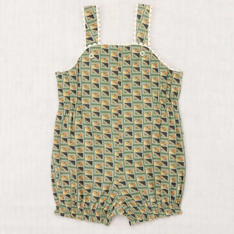 Bobbi Romper in Lawn Stamps by Misha & Puff