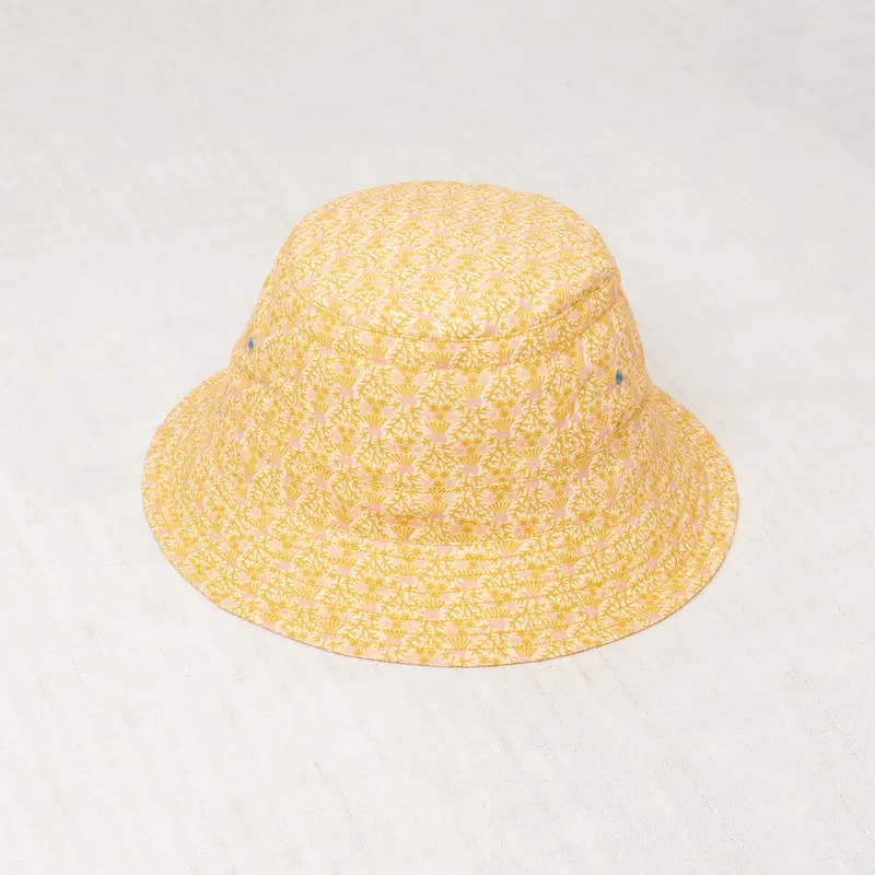 Bucket Hat in Golden Ochre Radish Root by Misha & Puff