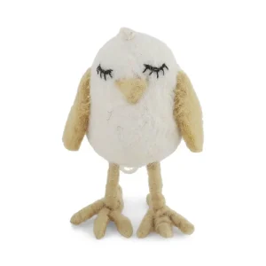 Chicken Dreamer Hanging Decoration in White by Gry & Sif