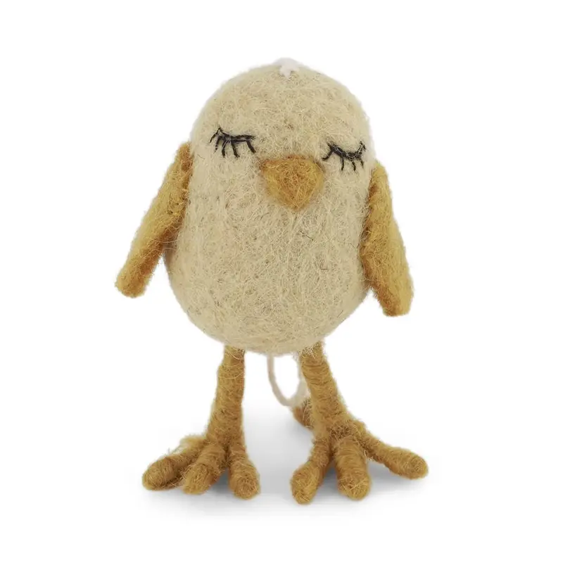 Chicken Dreamer Hanging Decoration in Yellow by Gry & Sif