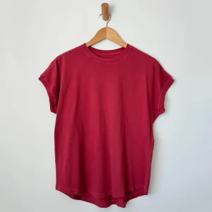 Ease Tee in Crayon Red by Le Bon Shoppe