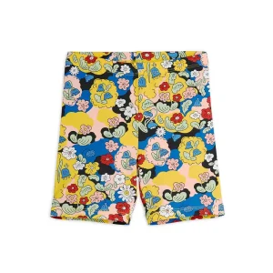 Flowers AOP Bike Shorts in Multi by Mini Rodini