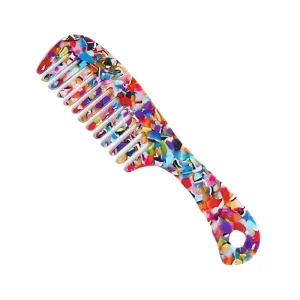 Hair Comb With Handle (19cm) in Various Colours by Hello Sakura