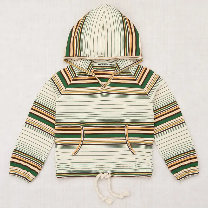 Hoodie in Lawn Patio Stripe by Misha & Puff