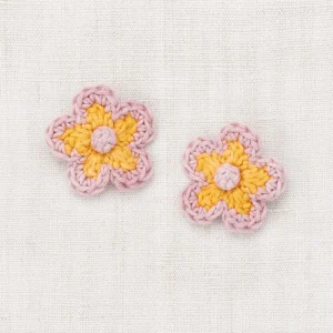 Medium Flower Clip Set in Frangipani by Misha & Puff