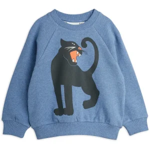 Panther Sweatshirt in Blue by Mini Rodini