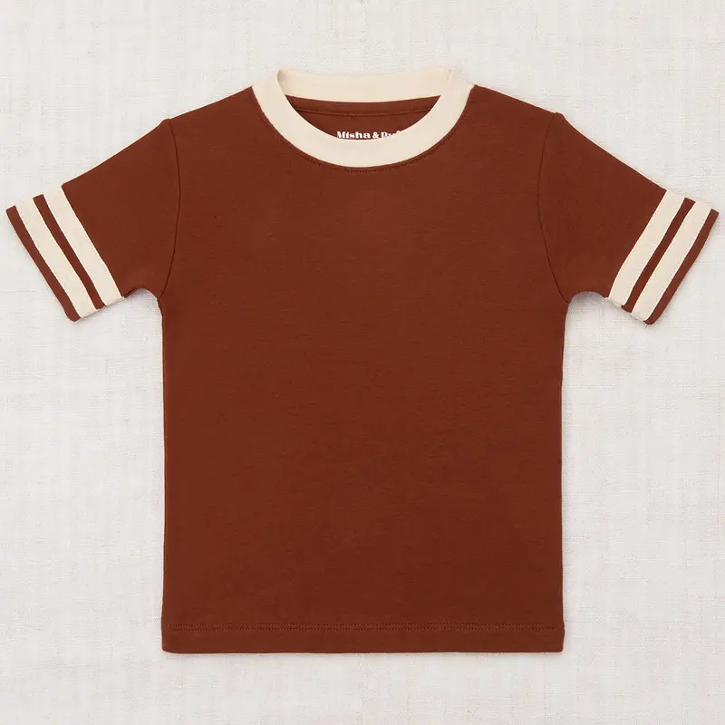 Rec Tee in Cedar by Misha & Puff