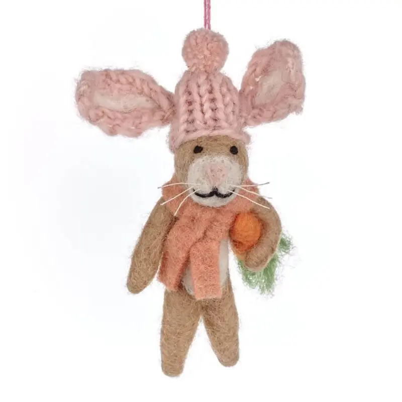 Reilly The Rabbit Hanging Decoration by Felt So Good