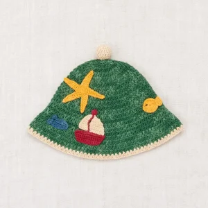 Seaside Beach Hat in Lawn by Misha & Puff