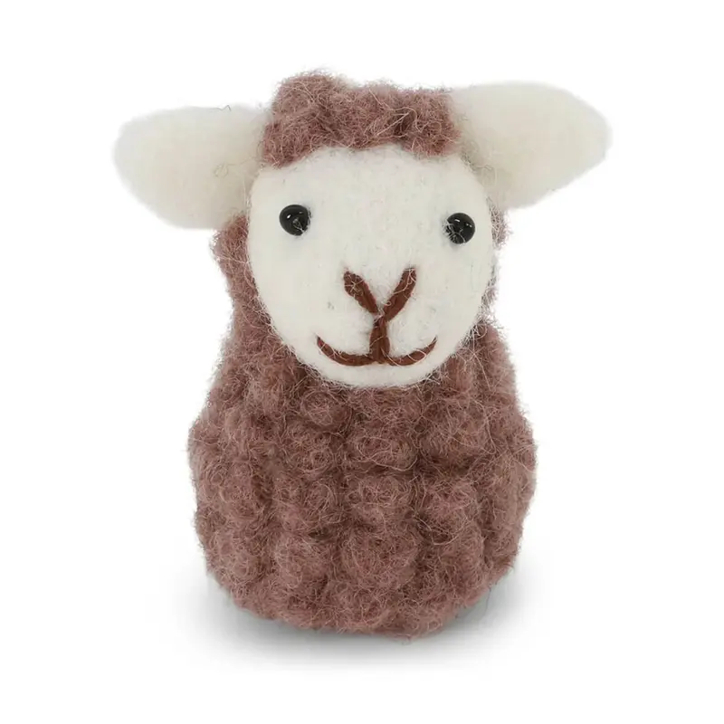 Sitting Sheep Hanging Decoration in Lavender by Gry & Sif