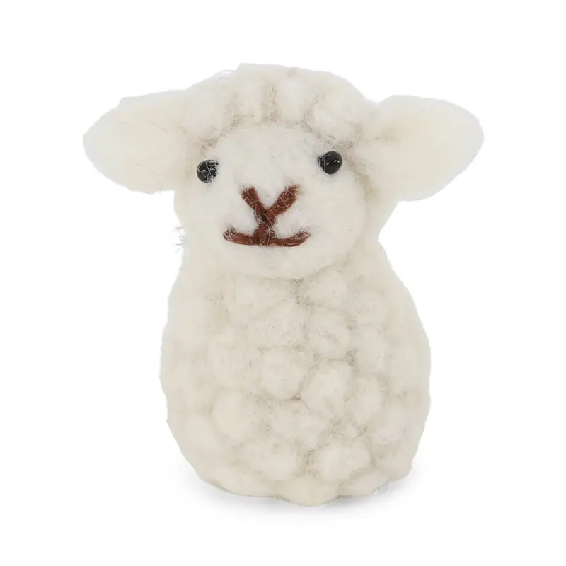 Sitting Sheep Hanging Decoration in White by Gry & Sif