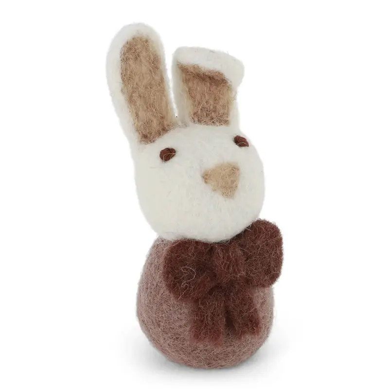 Small Bunny With Bow Hanging Decoration in Lavender by Gry & Sif