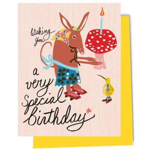 Special Friends Birthday Greetings Card by Elizabeth Grubaugh