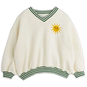 Sun Sweatshirt in Off White by Mini Rodini
