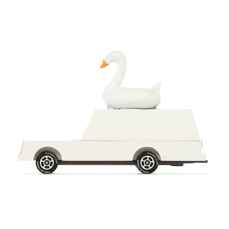 Swan Wagon White Mini Candycar By Candylab Toys