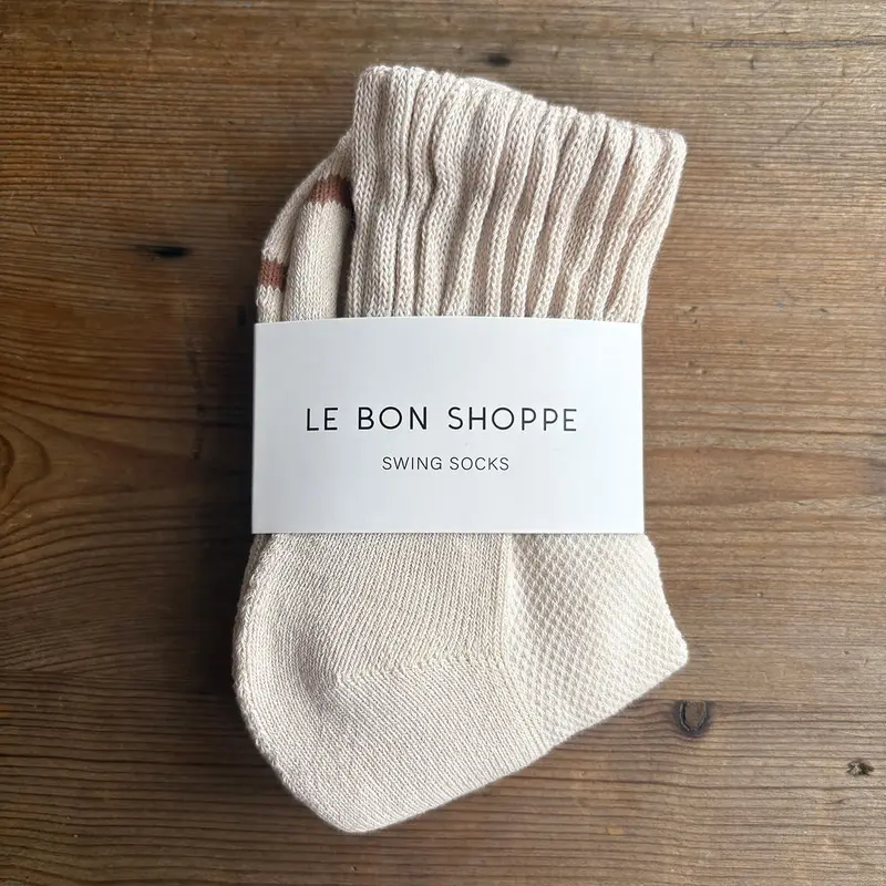 Swing Adult Socks in Silk by Le Bon Shoppe