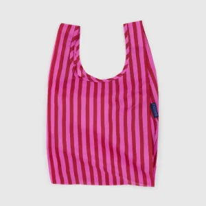 Baby Bag in Pink and Red Painted Stripe by Baggu