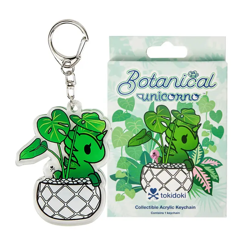 Botanical Unicorno Acrylic Keyring Blind Box by Tokidoki
