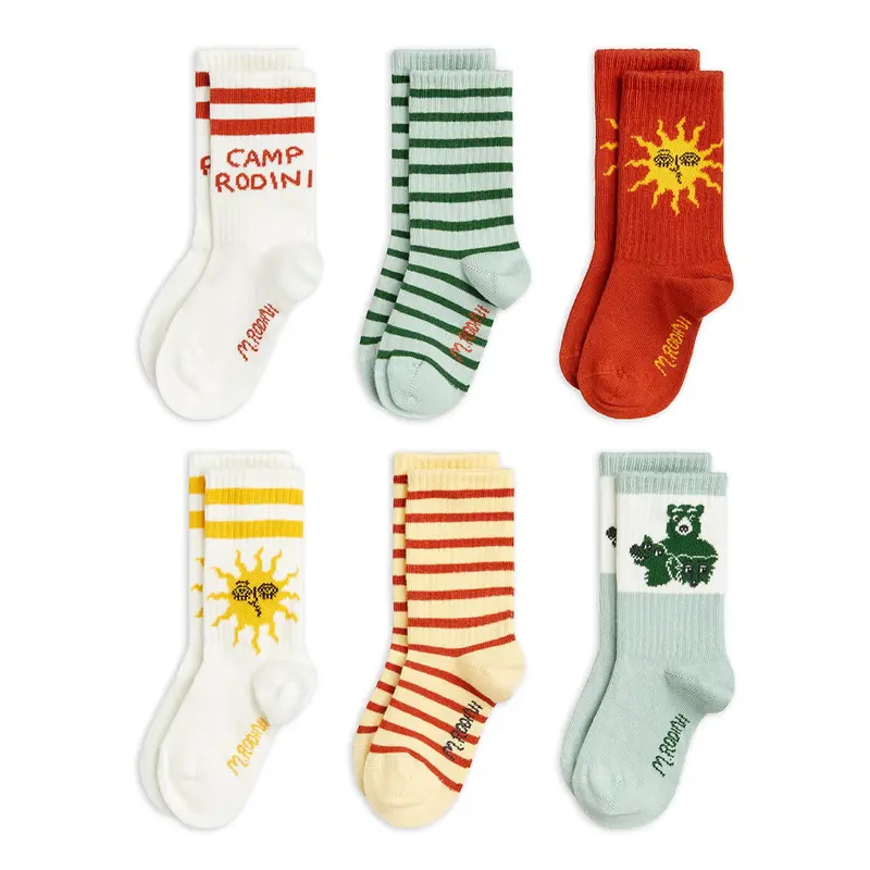 Camp Rodini Socks (6 Pack) by Mini Rodini